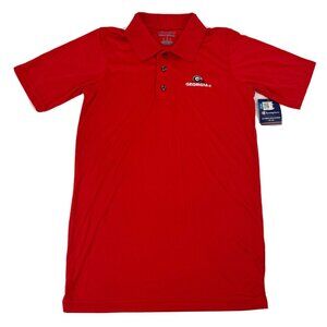 Georgia Bulldogs‎ Shirt Mens S Red Champion Polo Athleticwear UGA NEW